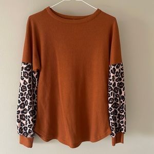 Cute waffle knit top!
